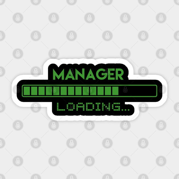 Manager Loading Sticker by Grove Designs